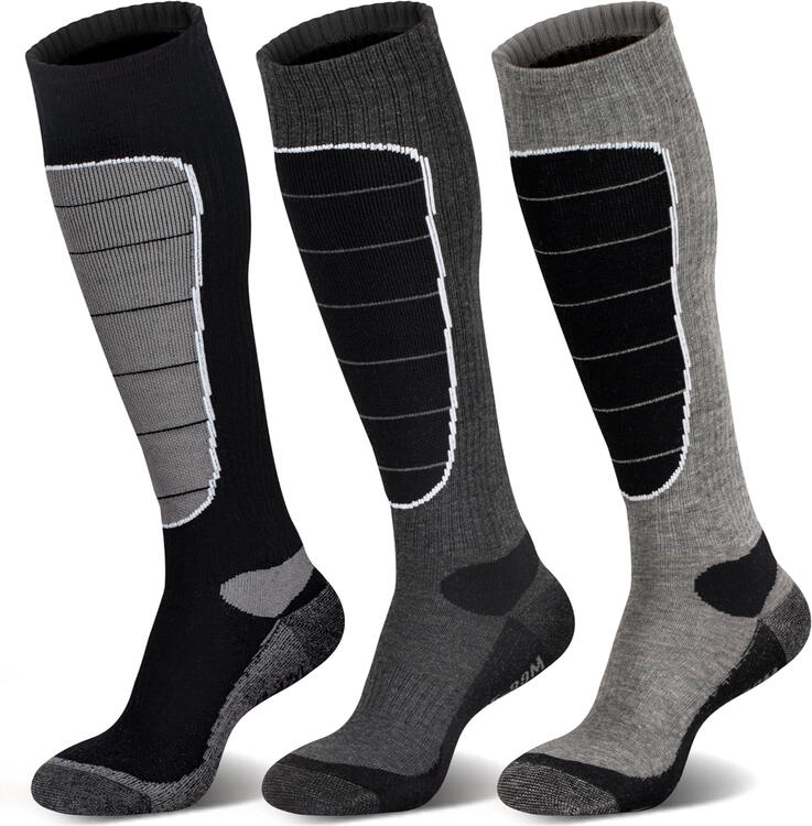 thermal ski socks knee high